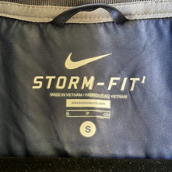 Nike Track Jacket, Navy Blue Windbreaker Sz s - Picture 3 of 4